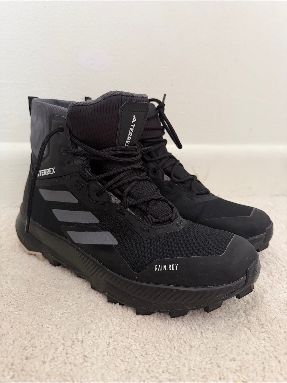 adidas Terrex Black Men's Waterproof Hiking Boots
